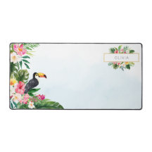 Acuarela Tropical Botánica Turca Personalizada