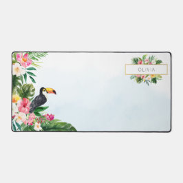 Alfrombrillas De Escritorio Acuarela Tropical Botánica Turca Personalizada