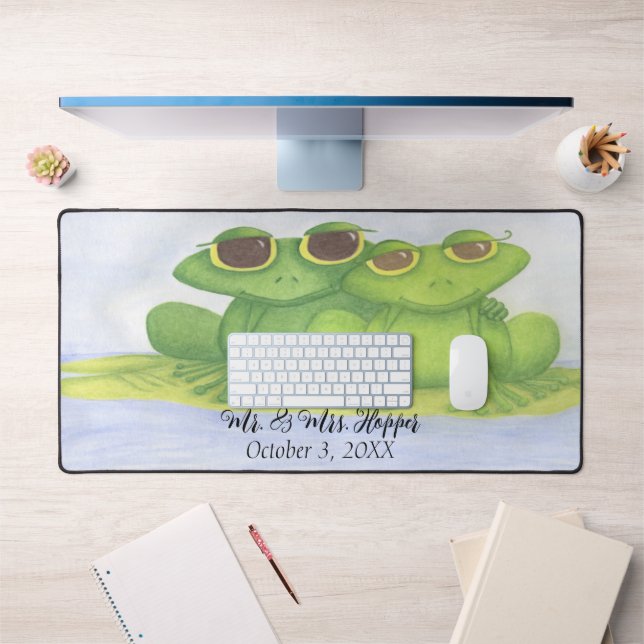 Alfrombrillas De Escritorio Adorable Frog Lovers (Oficina 1)