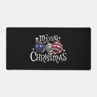 Alfrombrillas De Escritorio Adornos de árbol de Navidad Bandera Americana Patr