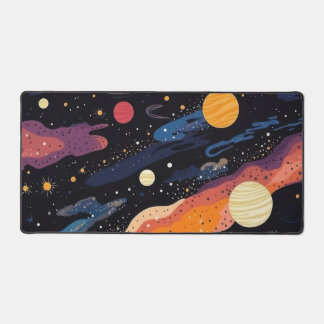 Alfrombrillas De Escritorio Aesthetic Cosmic Galaxy Planets and Stars Custom
