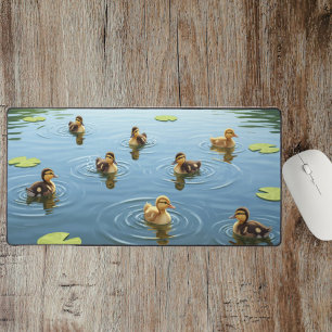 Alfrombrillas De Escritorio Aesthetic Desk Mat, Desk Pad, Cute Duck