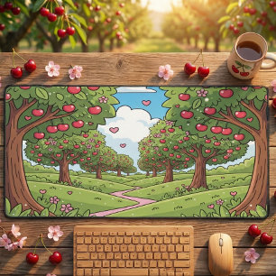 Alfrombrillas De Escritorio Aesthetic Femenino Dulce de Cereza Roja Kawaii