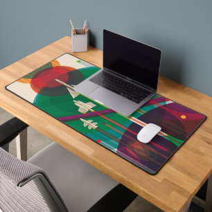 Alfrombrillas De Escritorio Afiche de viaje en el espacio retro - Grand Tour d