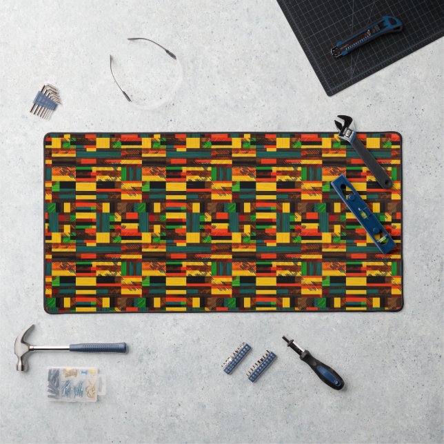 Alfrombrillas De Escritorio África Kente Ghana, Costa de Marfil, patrón tribal (Puesto de trabajo)
