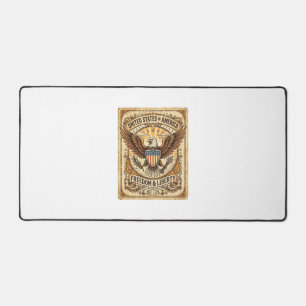 Alfrombrillas De Escritorio Aguila Calva Patriotica Vintage Deteriorada