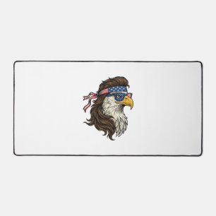 Alfrombrillas De Escritorio Aguila Patriótica Mullet Grabado Vintage Vector De