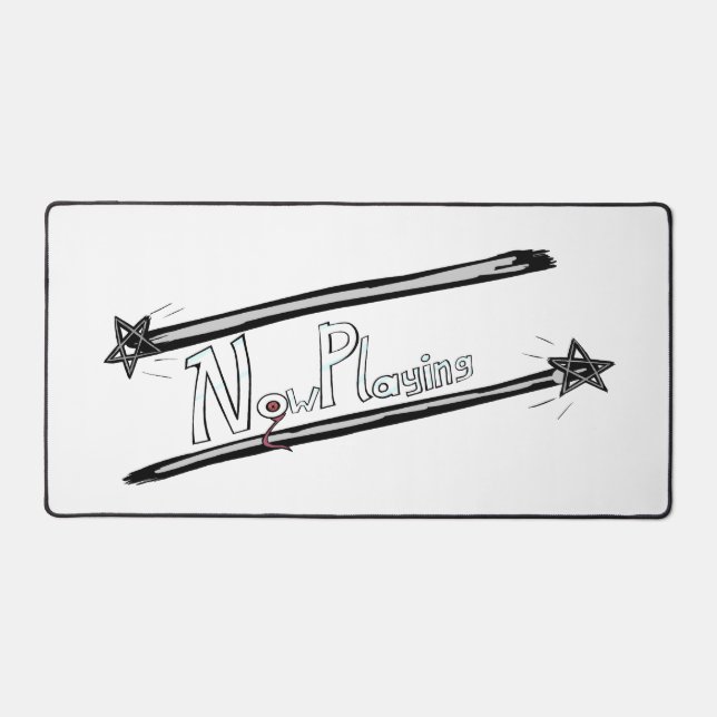 Alfrombrillas De Escritorio Ahora jugando a la alfombra de escritorio (Anverso)