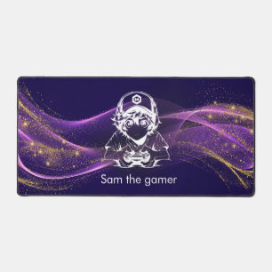 Alfrombrillas De Escritorio Alfombra de escritorio Anime Gamer Boy Nombre pers