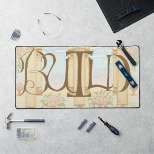 Alfrombrillas De Escritorio Alfombra de escritorio BUILD
