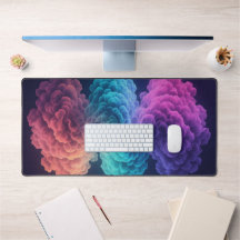 Alfombra de escritorio con diseño de nube galáctic