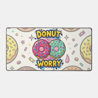 Alfrombrillas De Escritorio Alfombra de escritorio Donut Worry