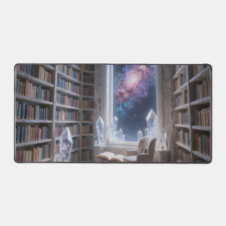 Alfrombrillas De Escritorio Alfombra de escritorio estética de biblioteca cósm