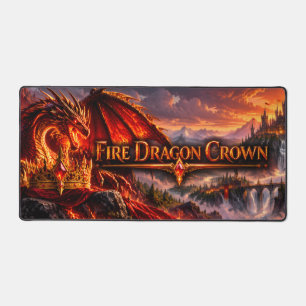 Alfrombrillas De Escritorio Alfombra de escritorio Fantasía Corona de Dragón d
