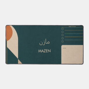 Alfrombrillas De Escritorio Alfombra de escritorio geométrica MAZEN personaliz