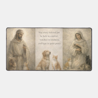 Alfrombrillas De Escritorio Alfombra de escritorio para confort de mascotas