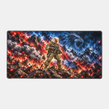 Alfombra de escritorio para juegos Bald Eagle Tact