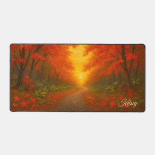 Alfrombrillas De Escritorio Alfombra de escritorio personalizada de otoño   De
