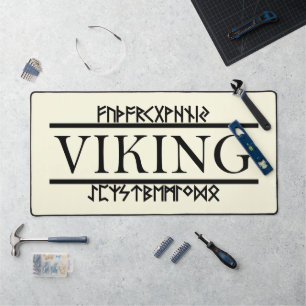 Alfrombrillas De Escritorio Alfombra de escritorio Runas Vikingas