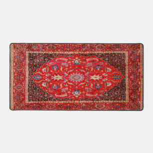 Alfrombrillas De Escritorio Alfombra Persa Roja De Mashhad Desk Mat