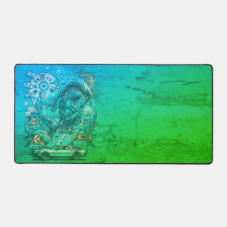 Alfrombrillas De Escritorio Alien Time Travel Desk Mat - Retro Pixel Art