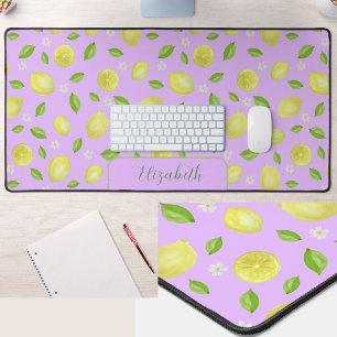 Alfrombrillas De Escritorio Almohadilla de escritorio grande de limones adorab