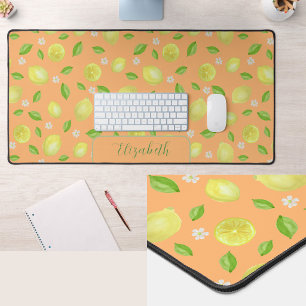 Alfrombrillas De Escritorio Almohadilla de escritorio grande de limones adorab