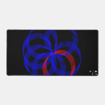 Almohadilla de ratón geométrica de acento giratori