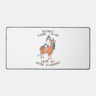 Alfrombrillas De Escritorio Alpaca tus bolsas vamos a escalar Unicornio