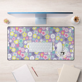 Alfrombrillas De Escritorio Amar los botones de mascar Púrpura