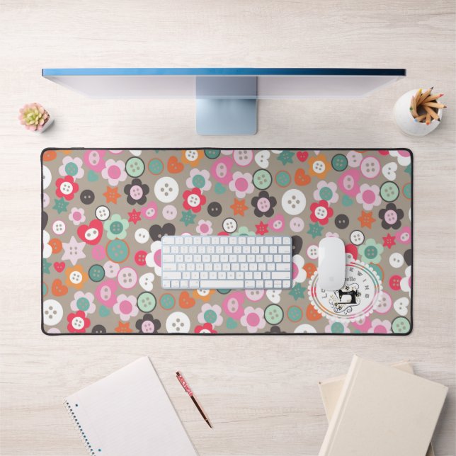 Alfrombrillas De Escritorio Amar masticando botones Brown (Oficina 1)