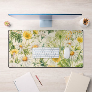 Alfrombrillas De Escritorio Amarillo Mantequilla Flor Silvestre Aquarela Botán