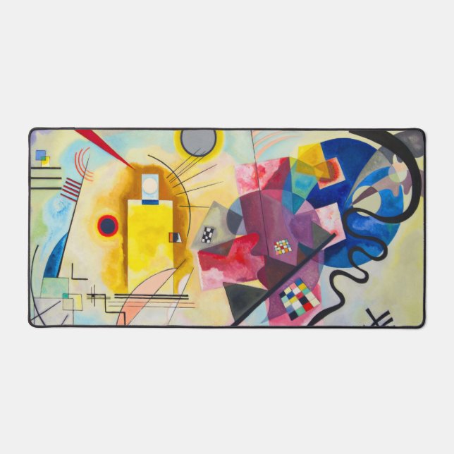 Alfrombrillas De Escritorio Amarillo-Rojo-Azul de Kandinsky (Anverso)