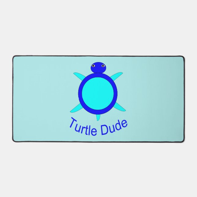 Alfrombrillas De Escritorio Amigo de la Turba Azul Brillante (Anverso)