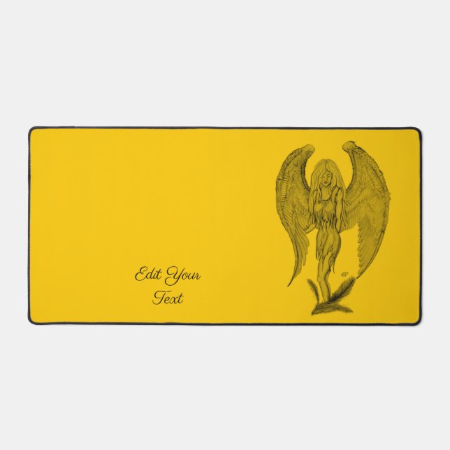 Alfrombrillas De Escritorio Ángel al estilo tatuaje (Anverso)