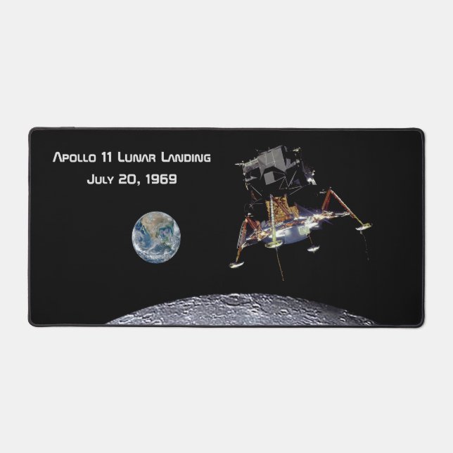 Alfrombrillas De Escritorio Apolo 11 Aterrizaje lunar (Anverso)