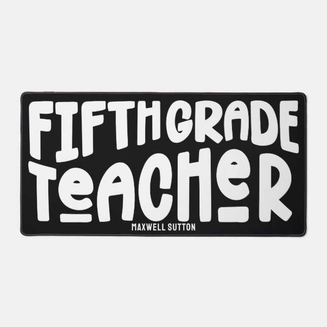 Alfrombrillas De Escritorio Apreciación del profesor de quinto grado (Anverso)