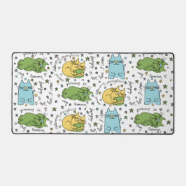 Alfrombrillas De Escritorio Aquí Kitty Kitty Desk Mat