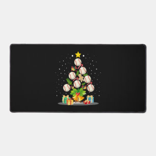 Alfrombrillas De Escritorio árbol de navidad de béisbol