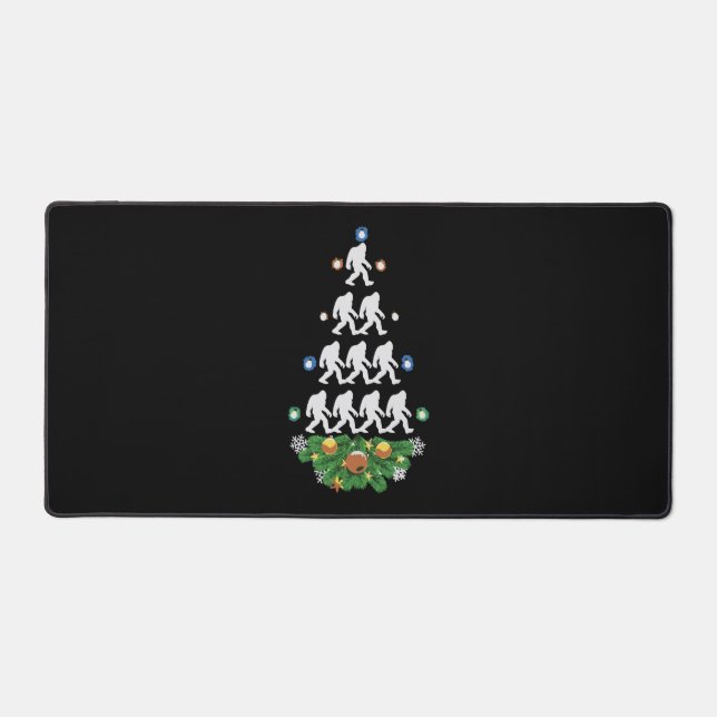 Alfrombrillas De Escritorio Árbol de Navidad de pie grande Sasquatch Santa Lov (Anverso)