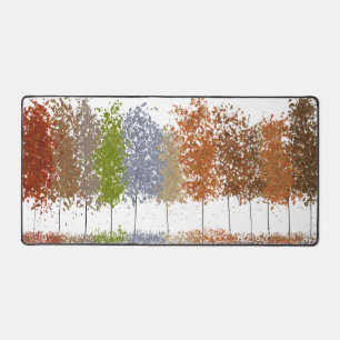 Alfrombrillas De Escritorio Árboles de otoño en una fila