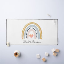 Arcoiris de color de agua de boho personalizado