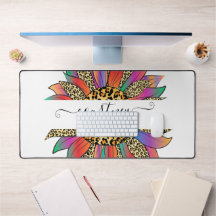 Arcoíris e impresión de leopardo personalizados  