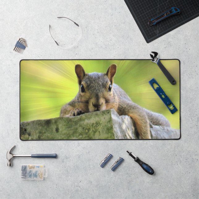 Alfrombrillas De Escritorio ardilla relajada (Puesto de trabajo)