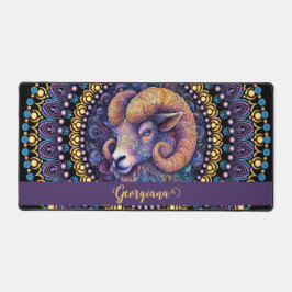 Alfrombrillas De Escritorio Aries Zodiac Dot Mandala