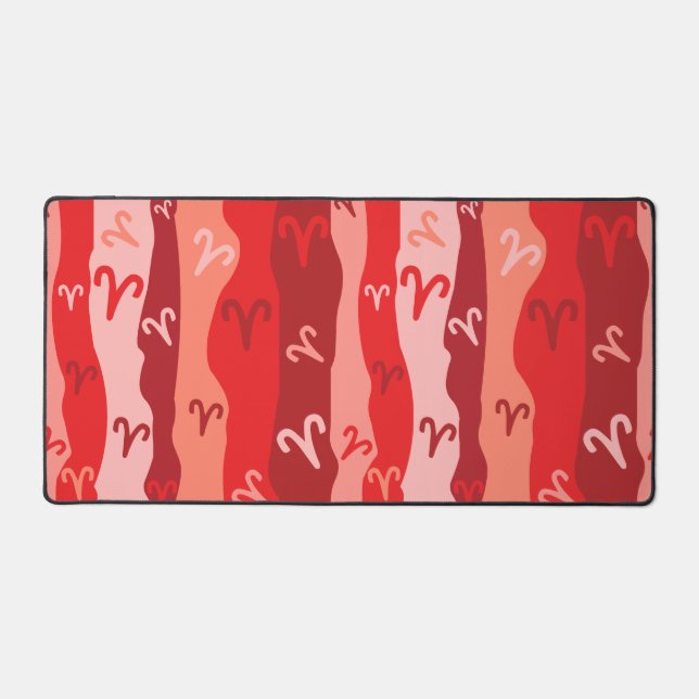 Alfrombrillas De Escritorio Aries Zodiac Stripes (Anverso)