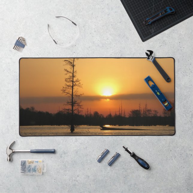 Alfrombrillas De Escritorio Arkansas Sunrise sobre el lago Millwood (Puesto de trabajo)