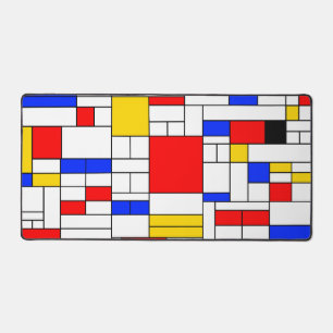 Alfrombrillas De Escritorio Arte abstracto estilo Piet Mondrian
