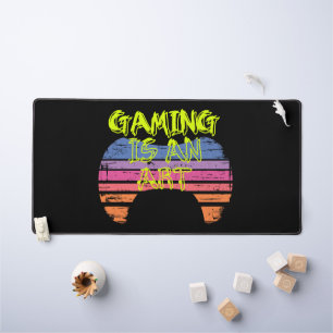 Alfrombrillas De Escritorio Arte de controlador de juegos al atardecer retro C
