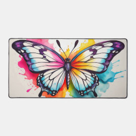 Alfrombrillas De Escritorio Arte de garabato de mariposa flotante retro